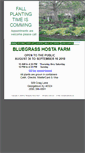 Mobile Screenshot of bluegrasshostafarm.com